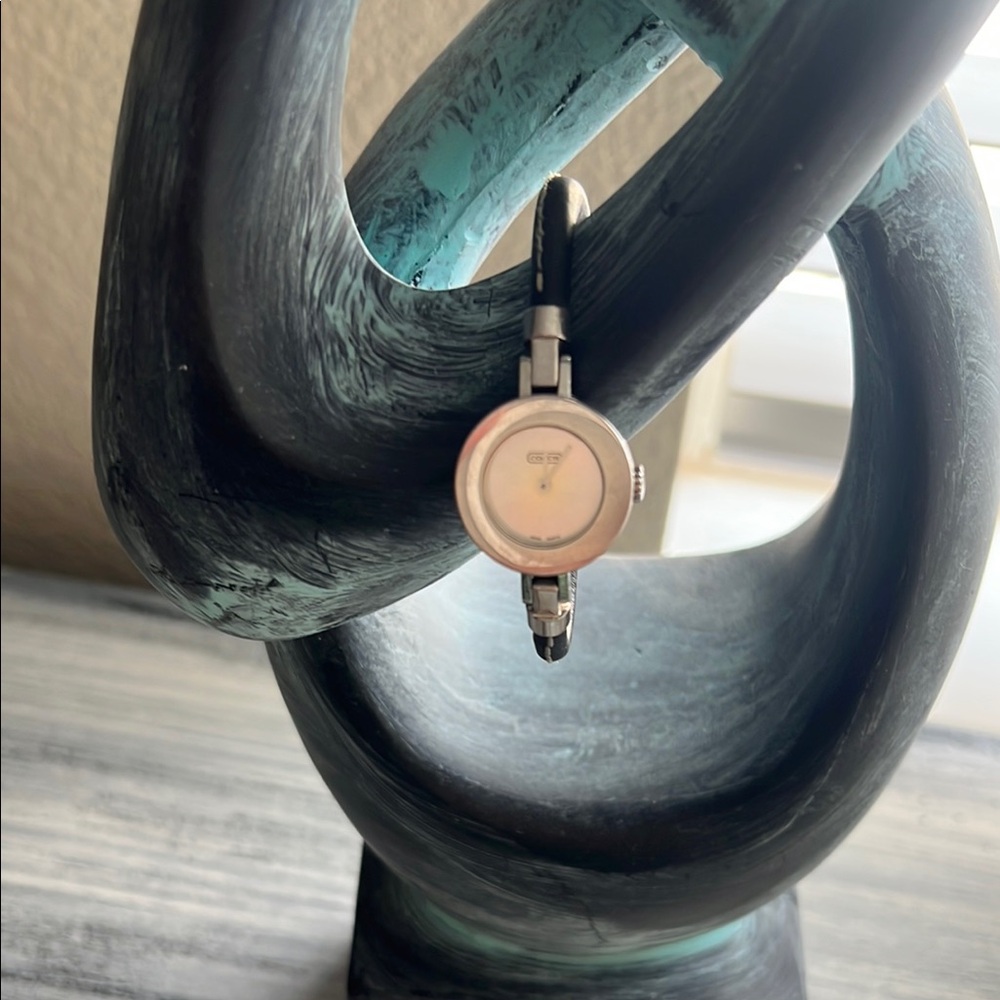 Coach Women's Watch - Silver and Black